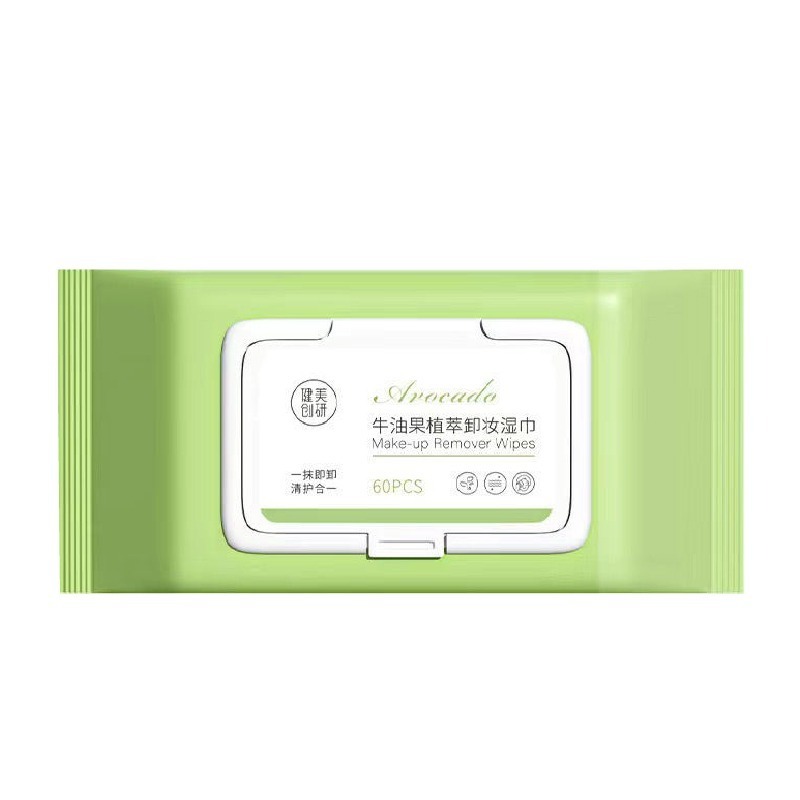 健美創研 卸妝濕紙巾 💆🏻 60抽 卸妝 新款 卸妝巾 卸妝濕紙巾 濕紙巾 卸妝棉 臉部清潔 卸妝巾 卸妝巾 抽取濕-細節圖2