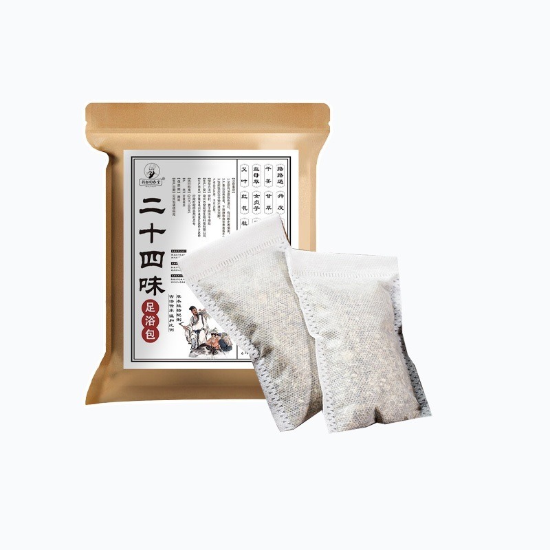 二十四味足浴包 🦵🏻 促進血液循環 泡腳中藥包 草本足浴 手腳冰冷 緩解疲勞 泡腳湯包 足浴包 泡腳包 養生 泡澡-細節圖2