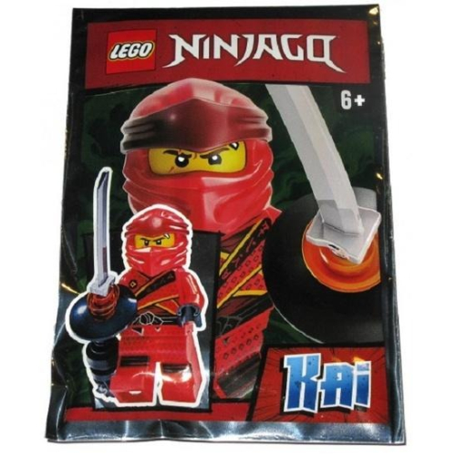 曹爽德 樂高 LEGO 忍者 NinjaGo 旋風忍者 891955 全武裝 赤地 凱 （鋁箔限定款）