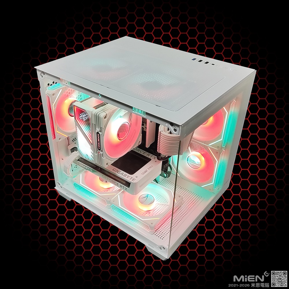 MiEN U5-225F RTX5060 遊戲影音剪片白色機殼米恩電腦主機-細節圖3