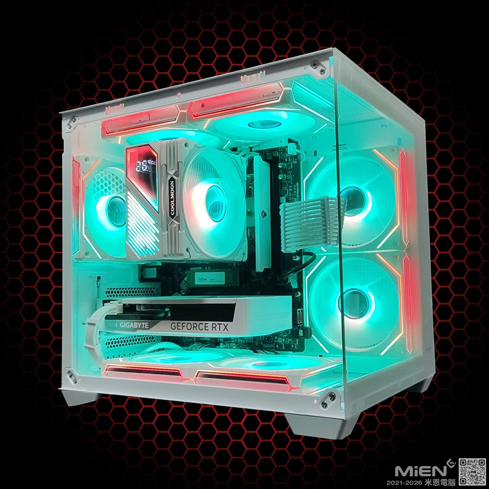 MiEN U5-225F RTX5060 遊戲影音剪片白色機殼米恩電腦主機-細節圖4