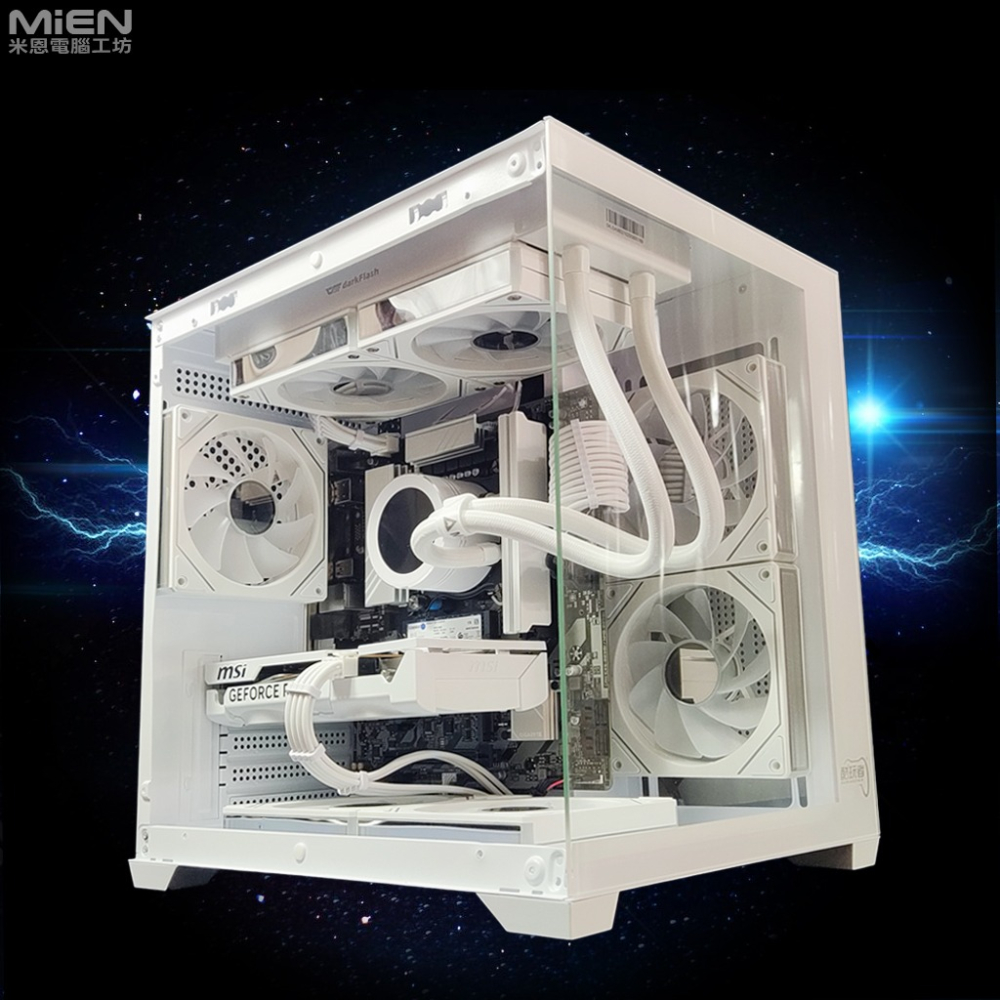 MiEN 225F RTX5060 遊戲做圖影音剪片多開純白色米恩電腦主機-細節圖3