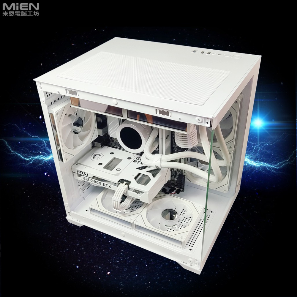 MiEN 225F RTX5060 遊戲做圖影音剪片多開純白色米恩電腦主機-細節圖4