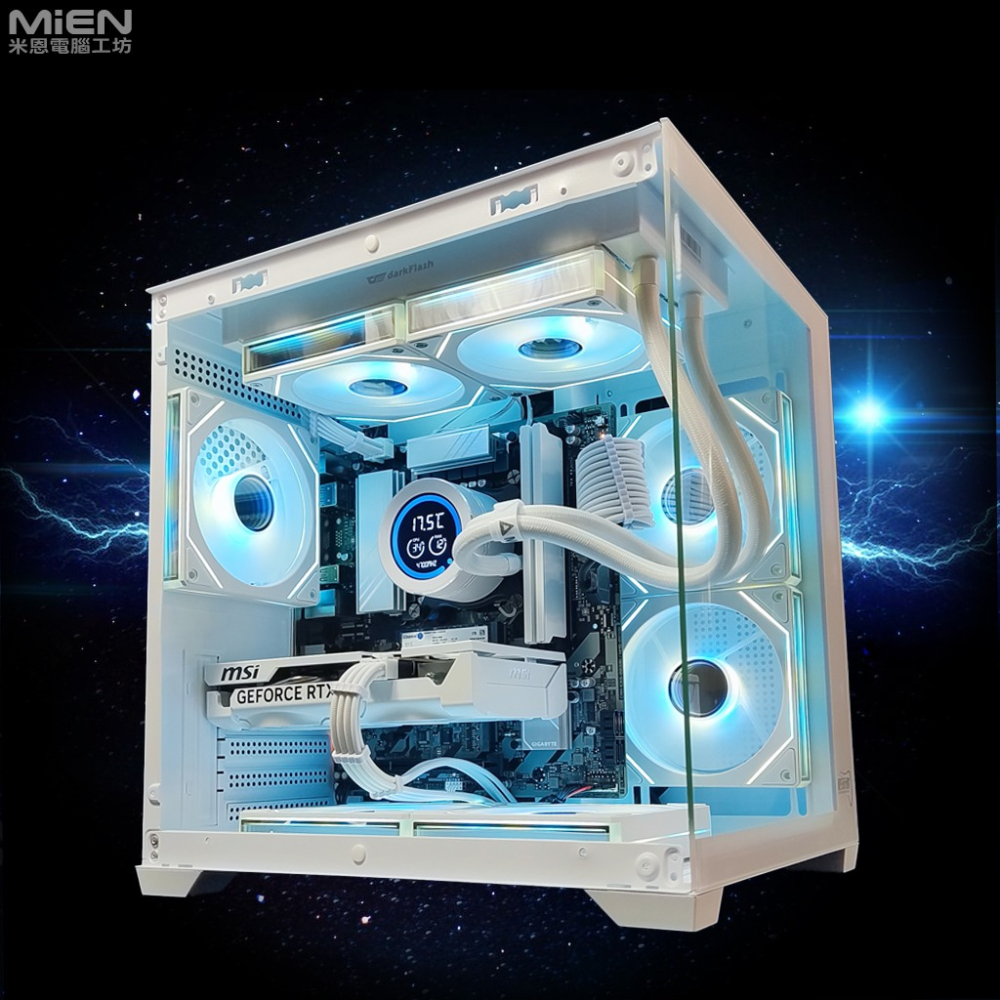 MiEN 225F RTX5060 遊戲做圖影音剪片多開純白色米恩電腦主機-細節圖5