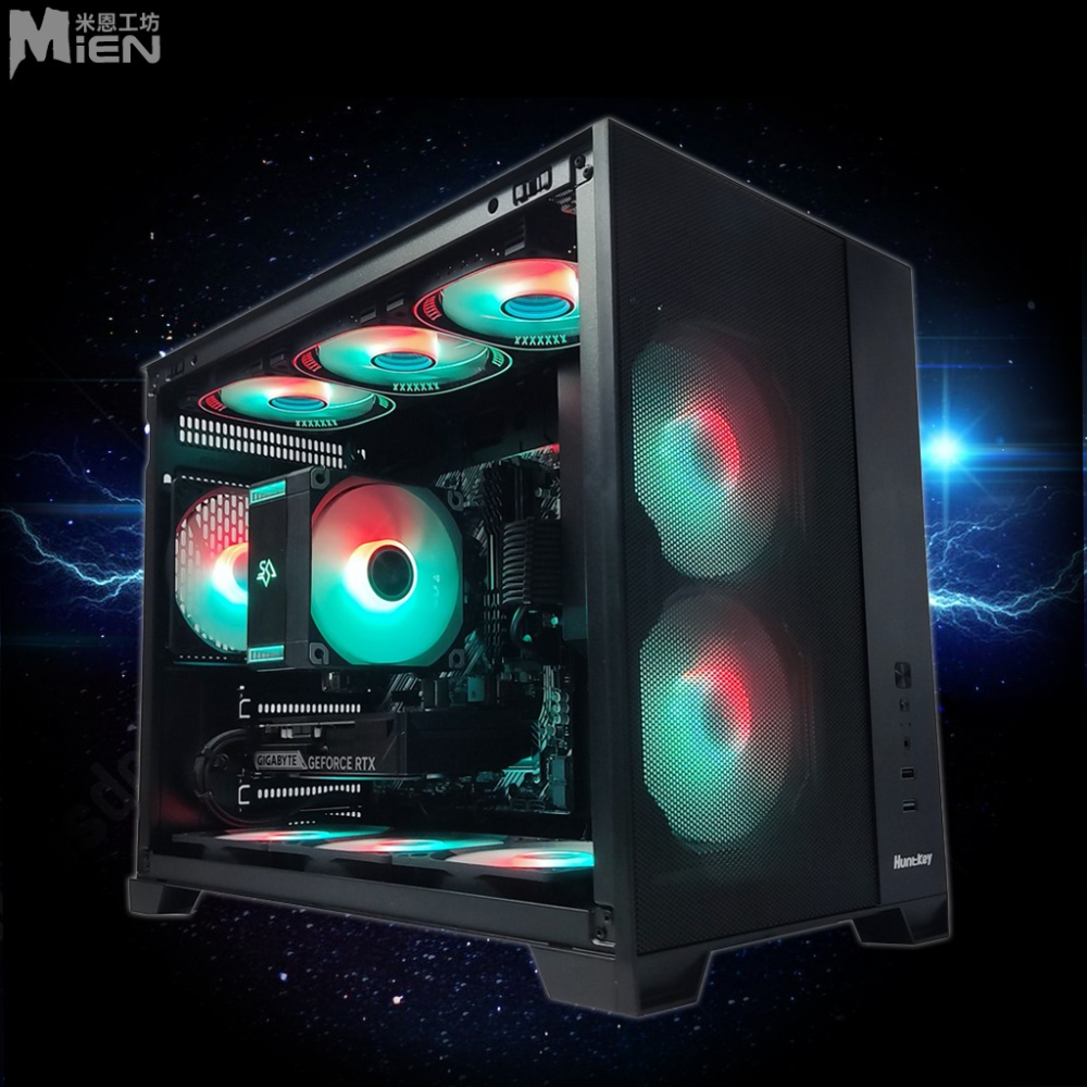 MiEN R7-5700X RTX5060 32GRAM 黑色機殼米恩電腦主機-細節圖3