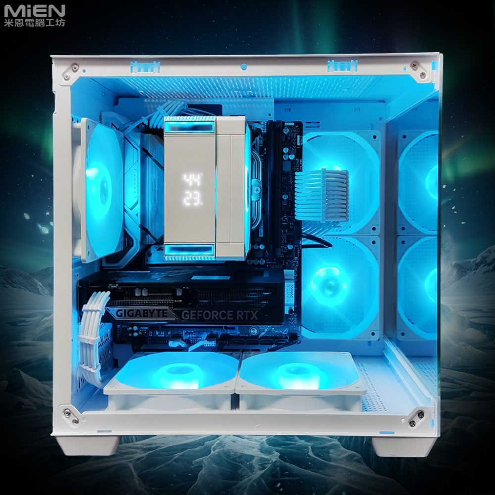 MiEN 7500F / RTX5060  / 16G DDR5 / 512G SSD 黑色遊戲電競電腦米恩-細節圖4