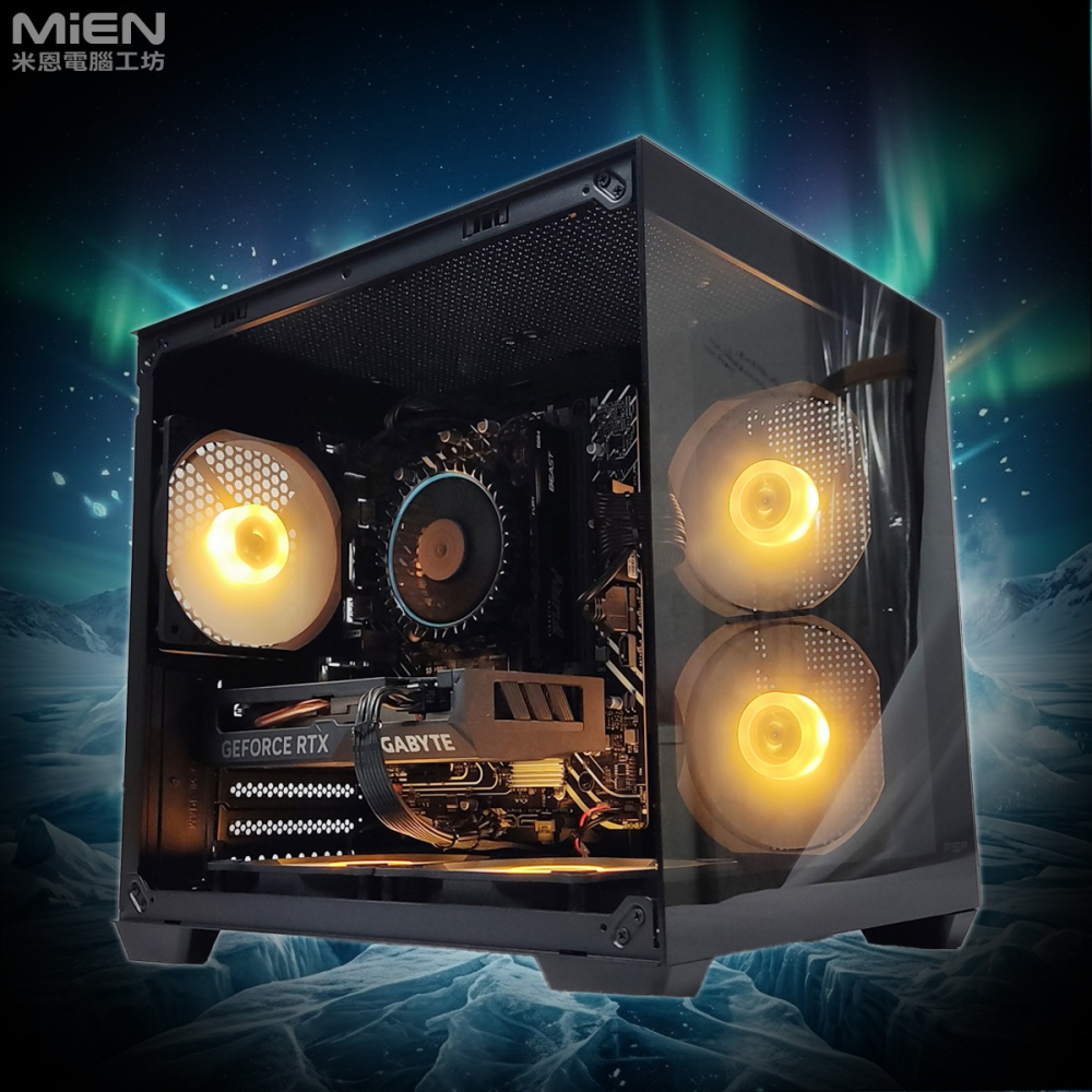 MiEN 14400F / RTX4060  / 16G / 512GB 遊戲電競黑色米恩電腦-細節圖3