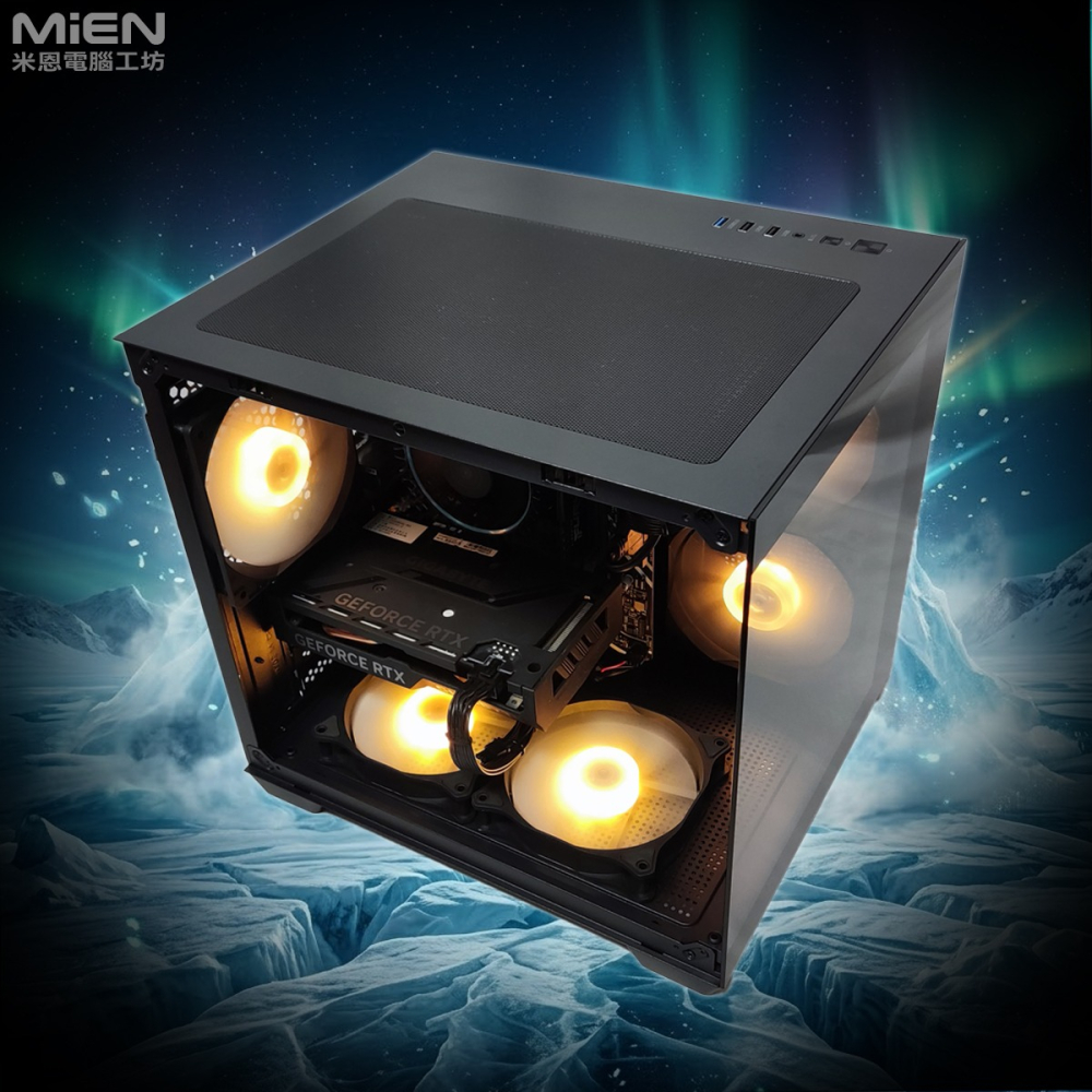 MiEN 14400F / RTX4060  / 16G / 512GB 遊戲電競黑色米恩電腦-細節圖4