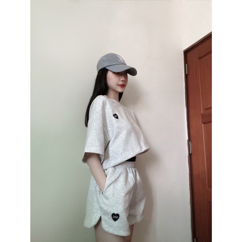 7541愛心貼標雙褲頭套裝-細節圖3