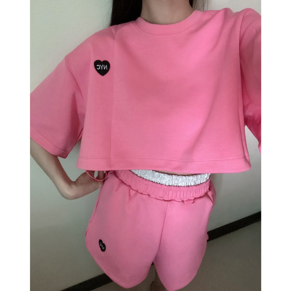 7541愛心貼標雙褲頭套裝-細節圖6