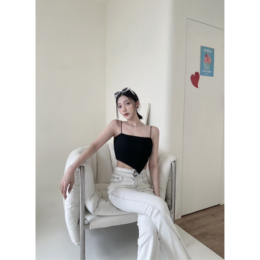 5012372歐美不規則下擺背心-細節圖3