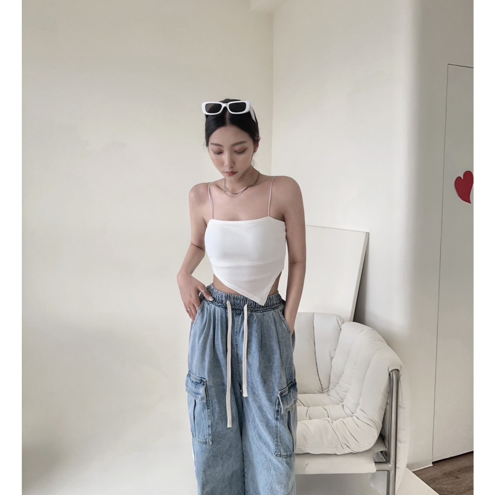 5012372歐美不規則下擺背心-細節圖4