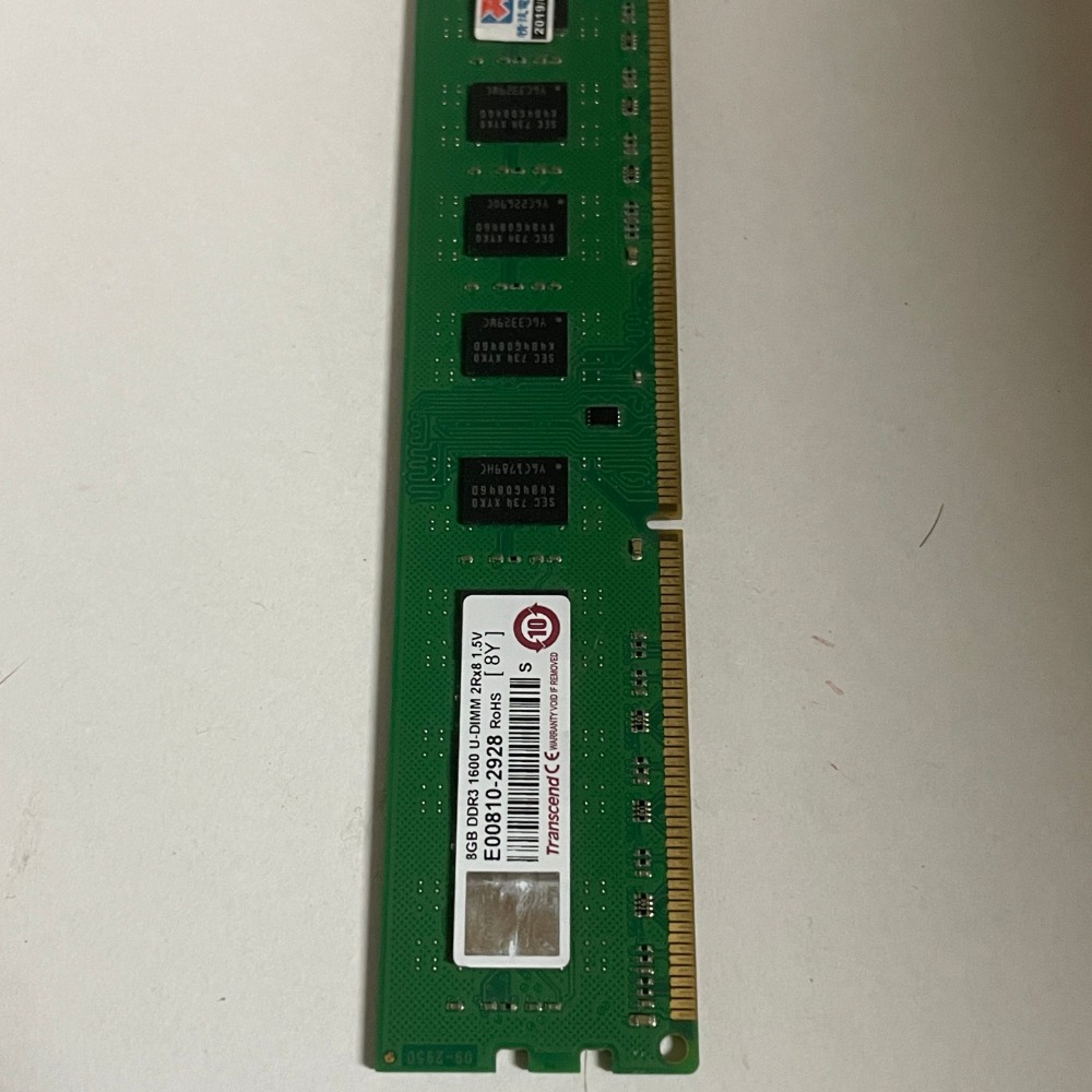 創見 DDR3 1600 8GB 二手