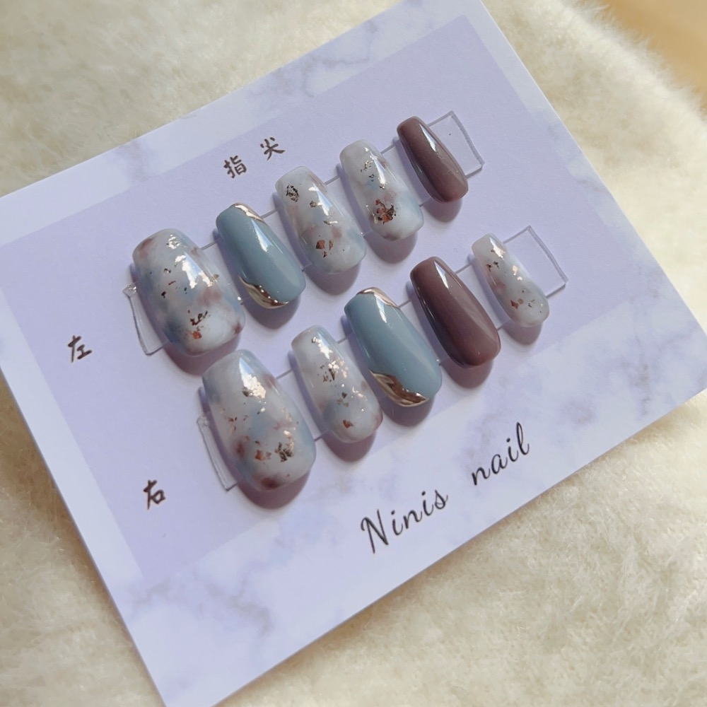 | Ninis nail |  //手工穿戴甲片//甲片貼//客製化訂製美甲貼片-細節圖2