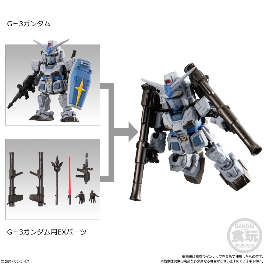 mobility joint gundam vol6. 萬代鋼彈盒玩 可挑款-規格圖4