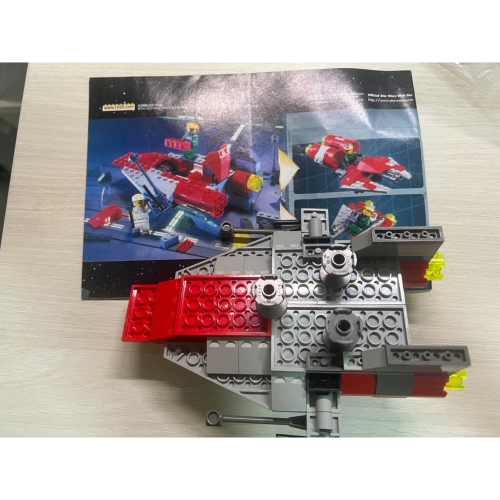 7134 樂高 星際大戰 僅載具 二手已組 lego star wars-細節圖2