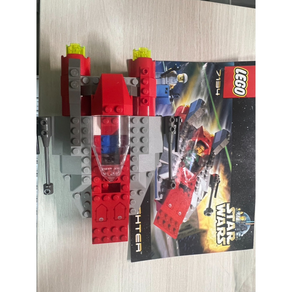 7134 樂高 星際大戰 僅載具 二手已組 lego star wars-細節圖4