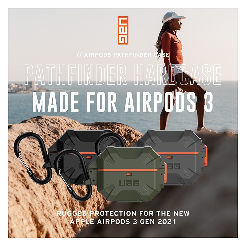 UAG AirPods  3代 耐衝擊 防水 防塵 硬式 保護殼 黑色 硬殼 保護套 保護 殼 耳機 耳機殼-細節圖2