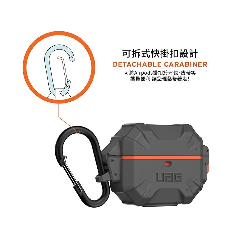 UAG AirPods  3代 耐衝擊 防水 防塵 硬式 保護殼 黑色 硬殼 保護套 保護 殼 耳機 耳機殼-細節圖9