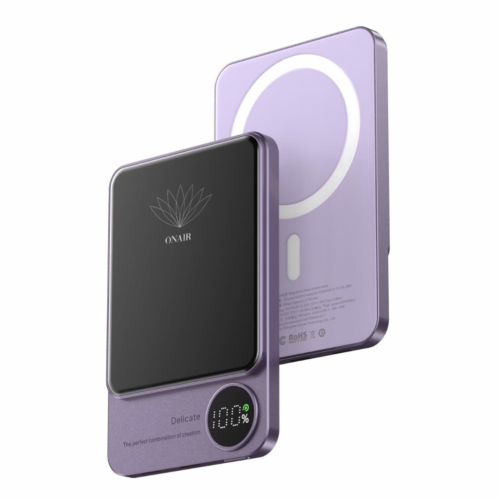 【限時購】ONAIR 金屬質感 Q9 磁吸 快充 行動電源 5000 / 10000 mAh-規格圖11