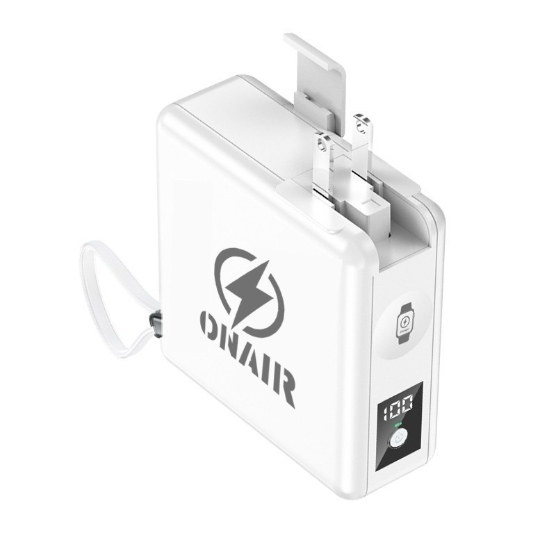 【限時購】ONAIR 行動電源 快充 磁吸 可拆式 自帶線 支架 充手錶 15000mAh-規格圖10