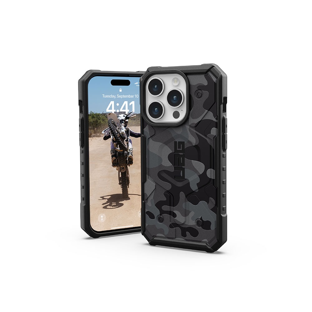 UAG iPhone 15 Pro Max 耐衝擊 保護殼 防摔殼 手機殼 透明 透黑 迷彩 磁吸 Magsafe-細節圖7