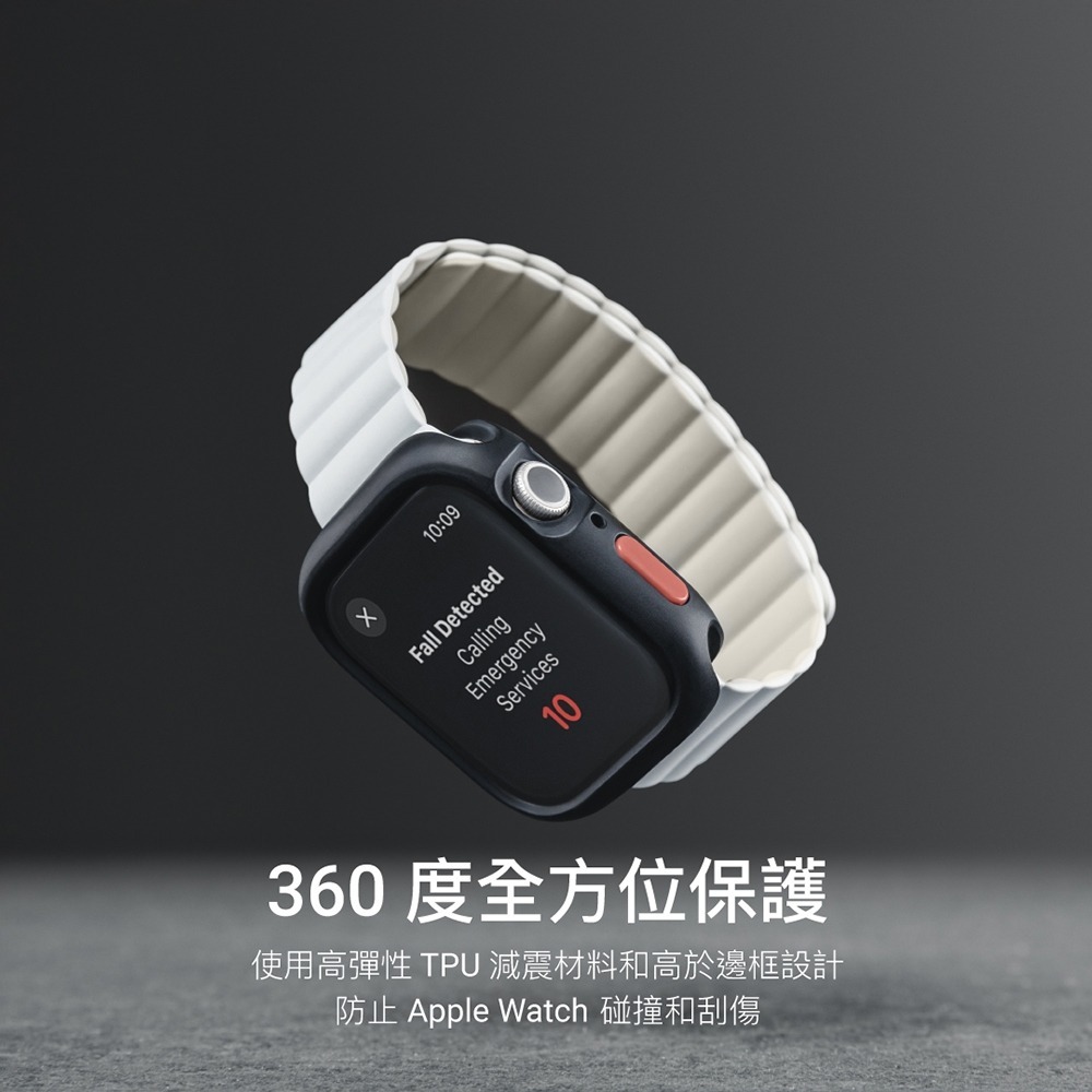 MAGEASY Skin 防水 錶殼 Apple Watch 矽膠 保護殼 40 41 44 45 mm-細節圖2