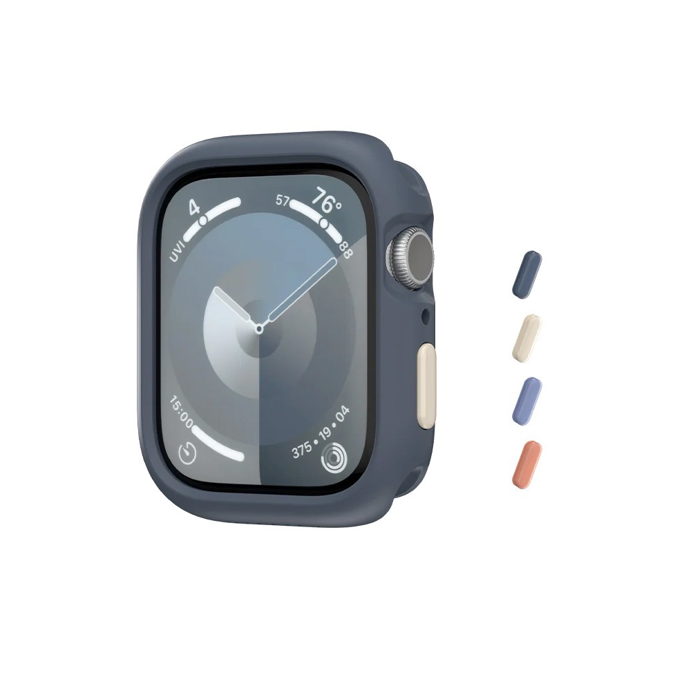 MAGEASY Skin 防水 錶殼 Apple Watch 矽膠 保護殼 40 41 44 45 mm-細節圖9
