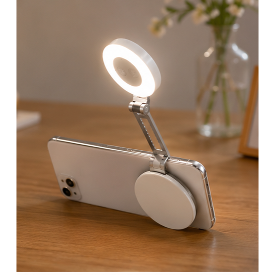 ONAIR 補光燈 磁吸燈 加長版 自拍補光燈 多檔亮度 磁吸自拍棒 自拍桿 直播 打亮 手機磁吸-細節圖9