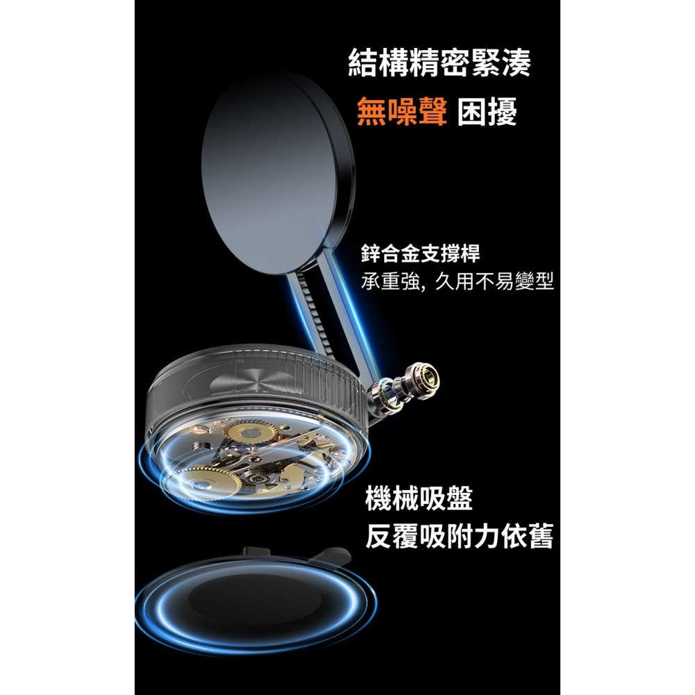 ONAIR 全平面 吸附 真空 吸盤 磁吸 手機支架 N52 強磁 可折疊 穩固 不掉落 手機 支架 不傷 皮革 K6-細節圖7