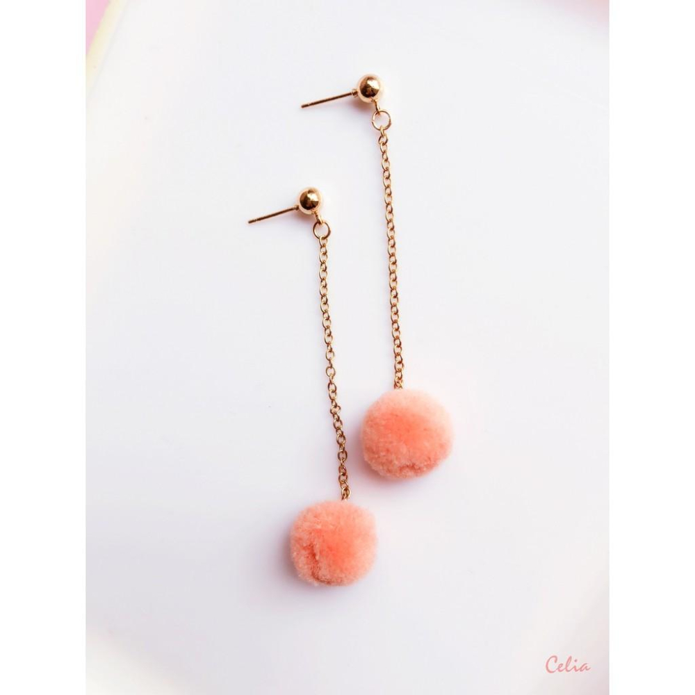 現貨-【毛球系列】毛茸茸耳環-長毛球區-細節圖7