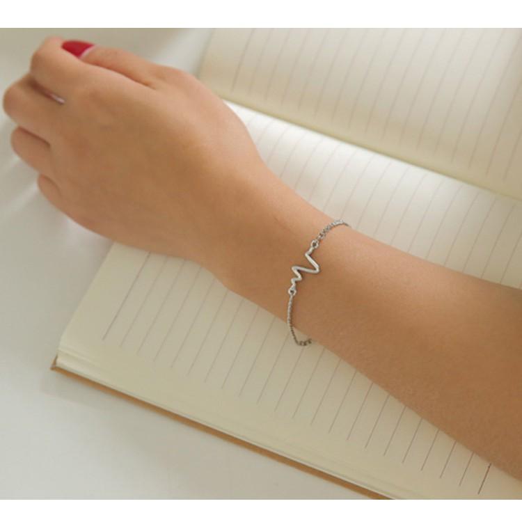現貨-線條 心跳 造型 手鍊-細節圖4