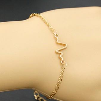 現貨-線條 心跳 造型 手鍊-細節圖8