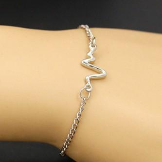 現貨-線條 心跳 造型 手鍊-細節圖9