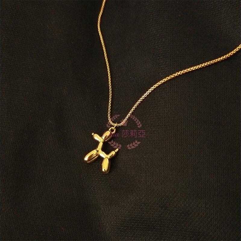 Celia 莎莉亞 狗狗 項鍊 貴賓狗 鎖骨鏈 鈦鋼 抗敏 保色 送禮 禮物 可愛-細節圖7