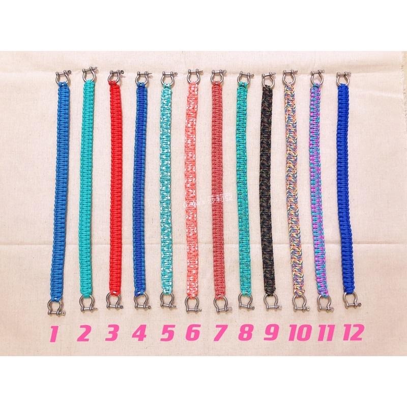 ［現貨20色］潛水攝影 配件 潛水相機 提把 防水殼提繩 支架提繩 手工編織 傘繩 編織繩 不銹鋼旋轉扣環 水下攝影-細節圖2