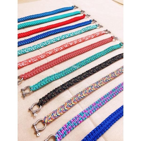 ［現貨20色］潛水攝影 配件 潛水相機 提把 防水殼提繩 支架提繩 手工編織 傘繩 編織繩 不銹鋼旋轉扣環 水下攝影-細節圖5