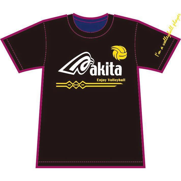 Akita T shirt Volleyball player 排球 運動 排汗衫 聯名款-細節圖6