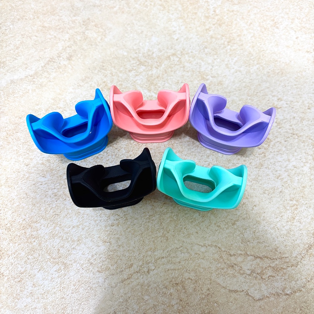 替換咬嘴 矽膠咬嘴 二級頭咬嘴替換 呼吸管咬嘴 小嘴適用-細節圖3