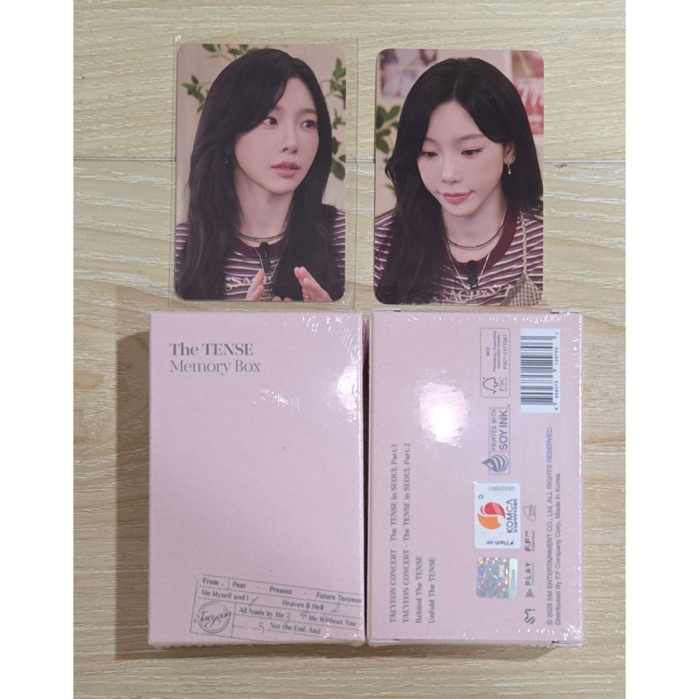 【全新未拆現貨】太妍 TAEYEON｜The TENSE Memory Box 演唱會｜藍光 數位版｜K4特典小卡 泰妍-細節圖2