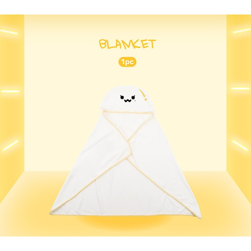 【全新未拆】太妍 TAEYEON｜TAENG-GEU-RU-RU 太蛋造型毛毯 140x90cm｜披肩毯 泰妍 泰蛋 毯-細節圖3