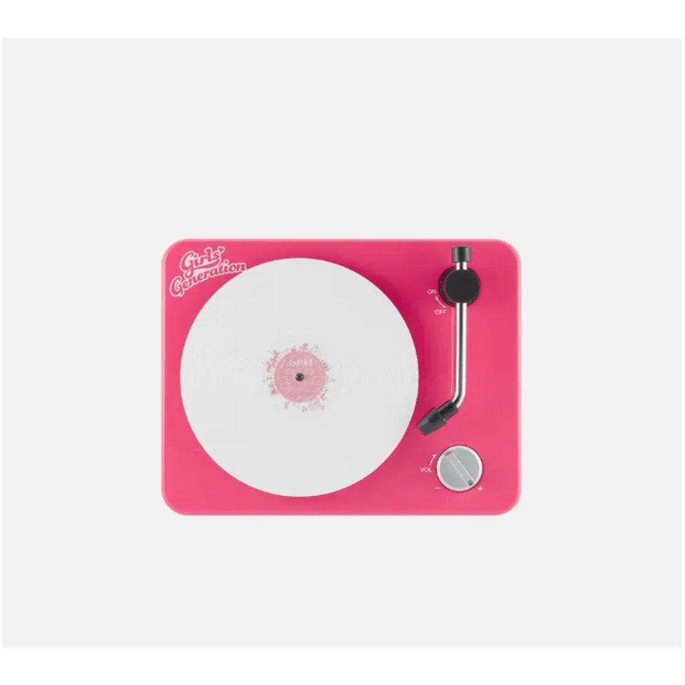 【全新未拆】少女時代 Girls＇ Generation｜18週年限定 復古黑膠唱片機藍牙音箱｜藍牙音響 音箱 太妍-細節圖6