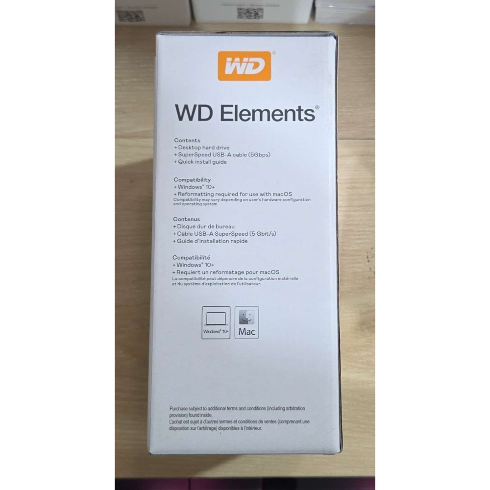 【全新未拆】WD 威騰｜Elements 14TB 桌上型硬碟｜硬碟 外接硬碟 USB 3.0 HDD 備份 儲存 行動-細節圖3