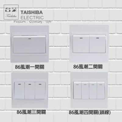 台芝 TAISHIBA 風潮 接地插座 開關 TLS015-2 TLS052-2 TLS053-2 TLS054-2