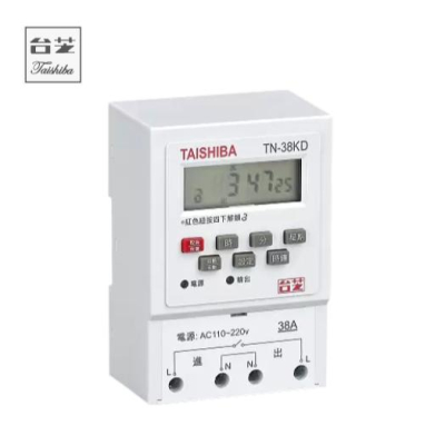 TOSHIBA 台芝 一週型 電子定時器 TN-38KD 大電流38A 附停電補償 計時器