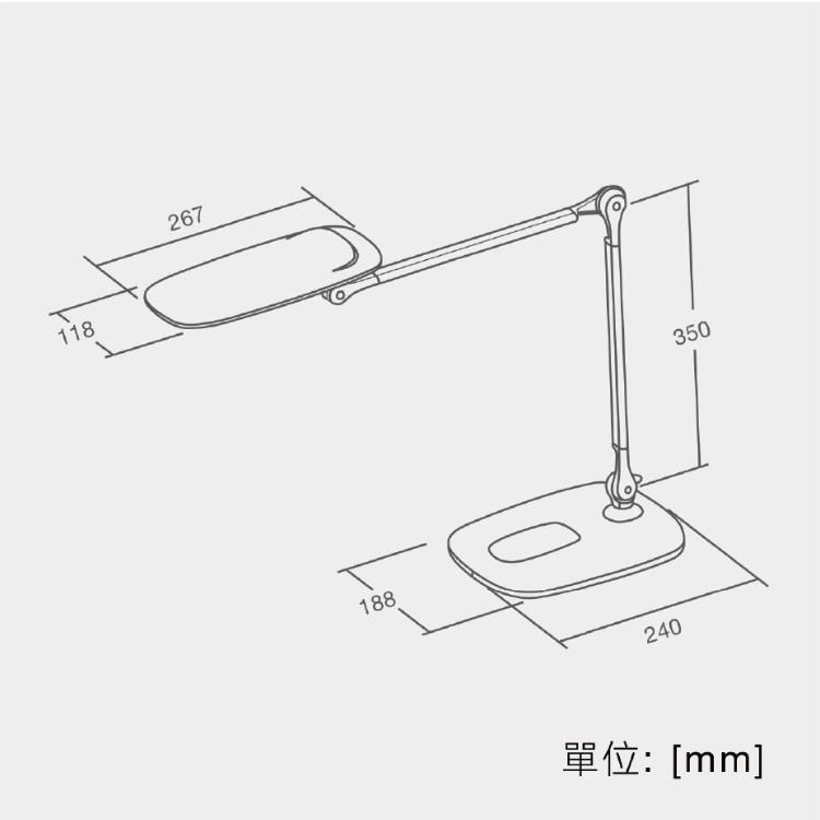 OSRAM 歐司朗 LED 15W 晶漾 檯燈 LEDVANCE 觸控式 可調光 四種色溫 全電壓 閱讀燈-細節圖5