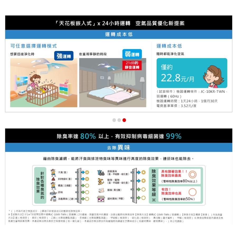 三菱空氣清淨循環扇JC-10KR-TWN 無線遙控日本原裝進口最新機種- 宗宏