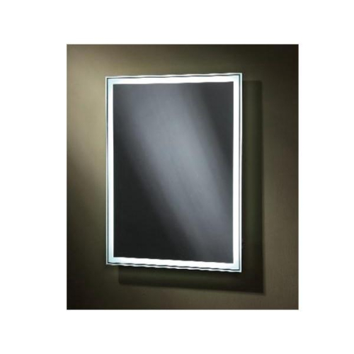 華冠牌 台灣製 環形 LED燈衛浴鏡 60x80cm 光學觸控感應 電熱除霧 直式 大尺寸 防蝕明鏡 浴室鏡 鏡子