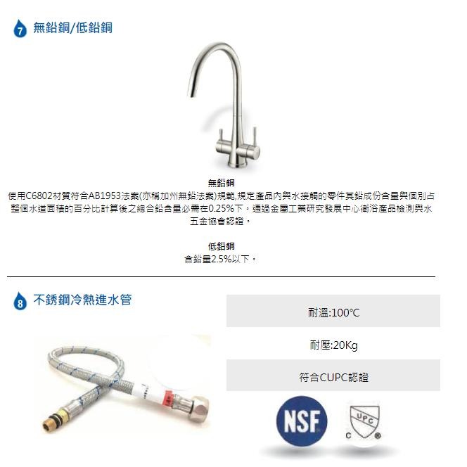 BOSS 無鉛 304 不鏽鋼廚房龍頭 ST012-22  出水可左右旋轉 西班牙賽道陶瓷閥芯 台灣製造-細節圖5