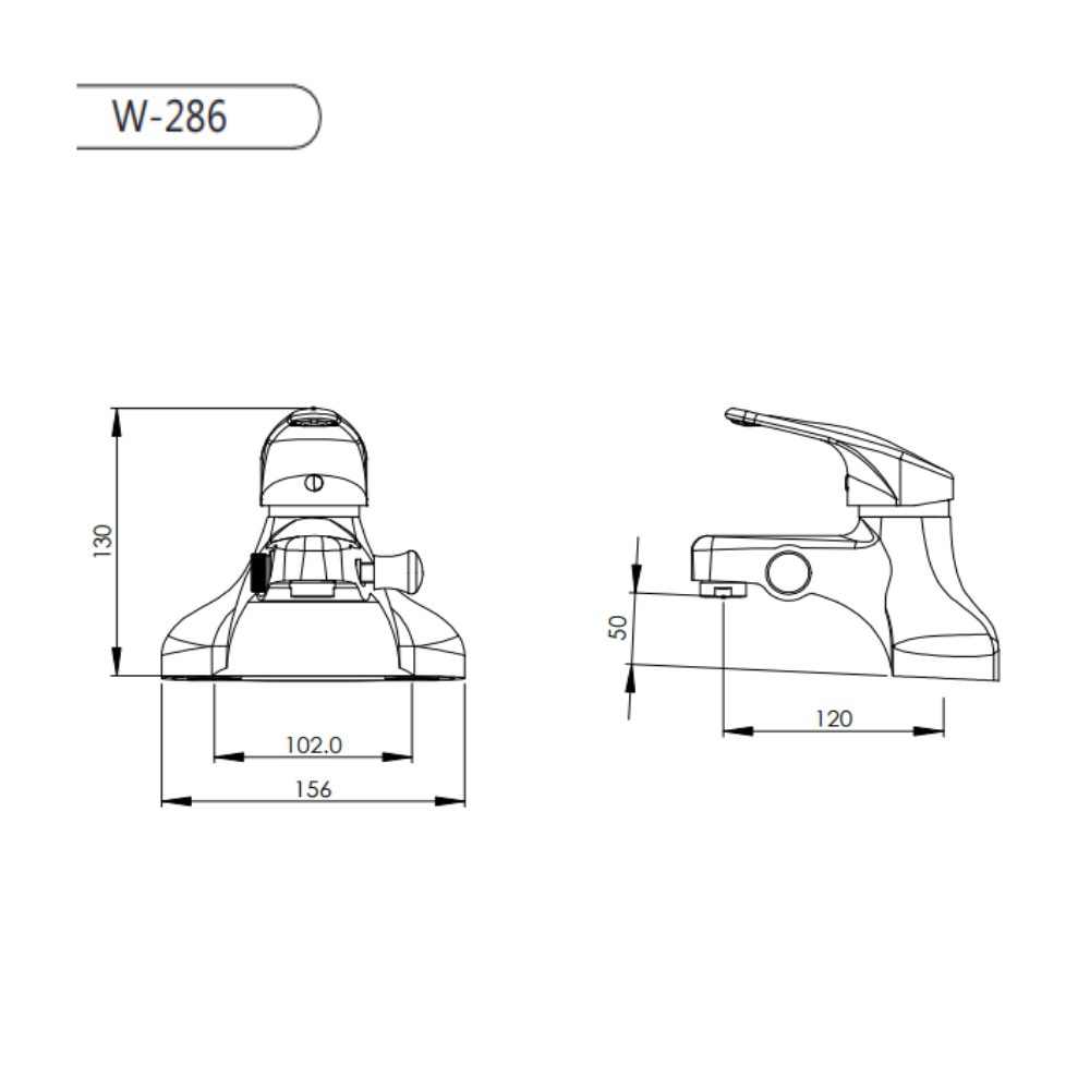 BOSS 台灣製造 W-286 沐浴面盆 兩用龍頭 286-細節圖2